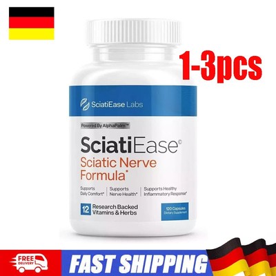 1-3 PACK SciatiEase Labs Sciati Ease Sciatic Nerve Formula 120 Capsules DE NEW