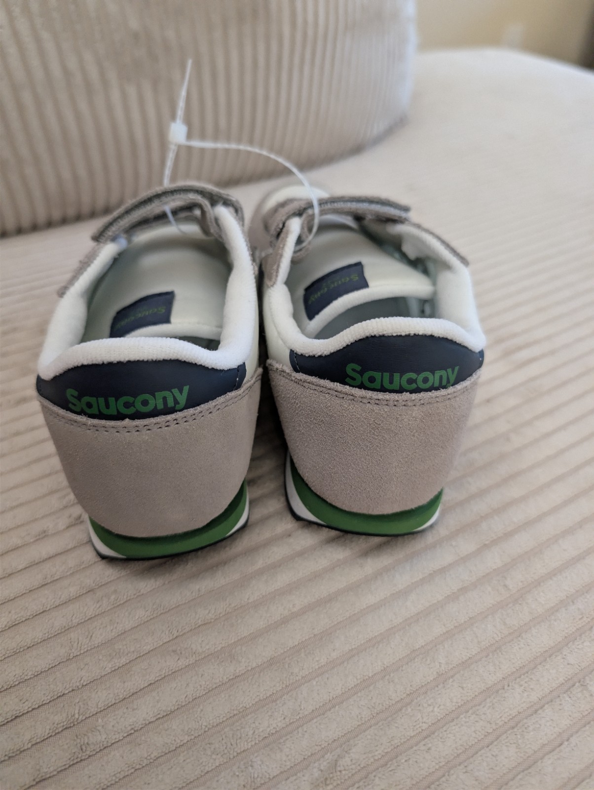 Saucony Jazz Unisex Kids Athletic Shoes Gray White US 4 EU 36 thumbnail 2