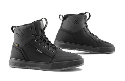 Falco Motorrad Schuhe Patrol 2 Schwarz CE Perforiert Atmungsaktiv