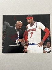 Mike Woodson autographed signed 8x10 photo Beckett BAS COA Carmelo Knicks Kings