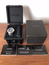 Citizen Eco-Drive Promaster Diver Ecozilla Black Rubber Watch Used