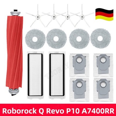Für Roborock P10 / Q Revo Roboter Staubsauger ZubehöR Staubbeutel Filter Kit