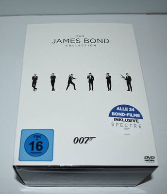 JAMES BOND COLLECTION - DVD BOX - 24 FILME   - SEHR GUTER ZUSTAND !!!!