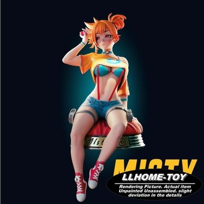 1/6 Misty cute girl Resin 3d Print Model Unpainted Unassembled GK statue Figure