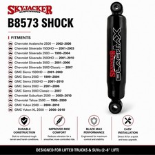 Skyjacker B8573 Black Max Suspension Shock 2-8 Lift Chevy Gmc Trucks