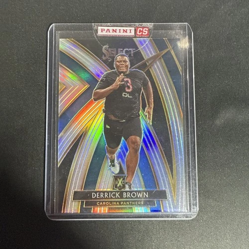2019 Panini Select 2020 XRC Prizm Redemption Derrick Brown RC Carolina Panthers