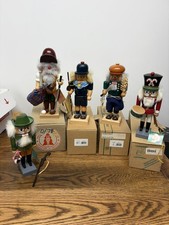 HOLZKUNST CHRISTIAN ULBRICHT, OLD WORLD CHRISTMAS NUTCRACKER LOT CUB SCOUT