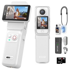 SJCAM C400PRO 4K Professional Vlogging Camera 64GB Action Cam Touch Screen