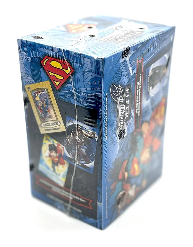 2025 Upper Deck Fleer Brilliants SUPERMAN BLASTER Box DC Trading Cards Blue - Image 3 of 3