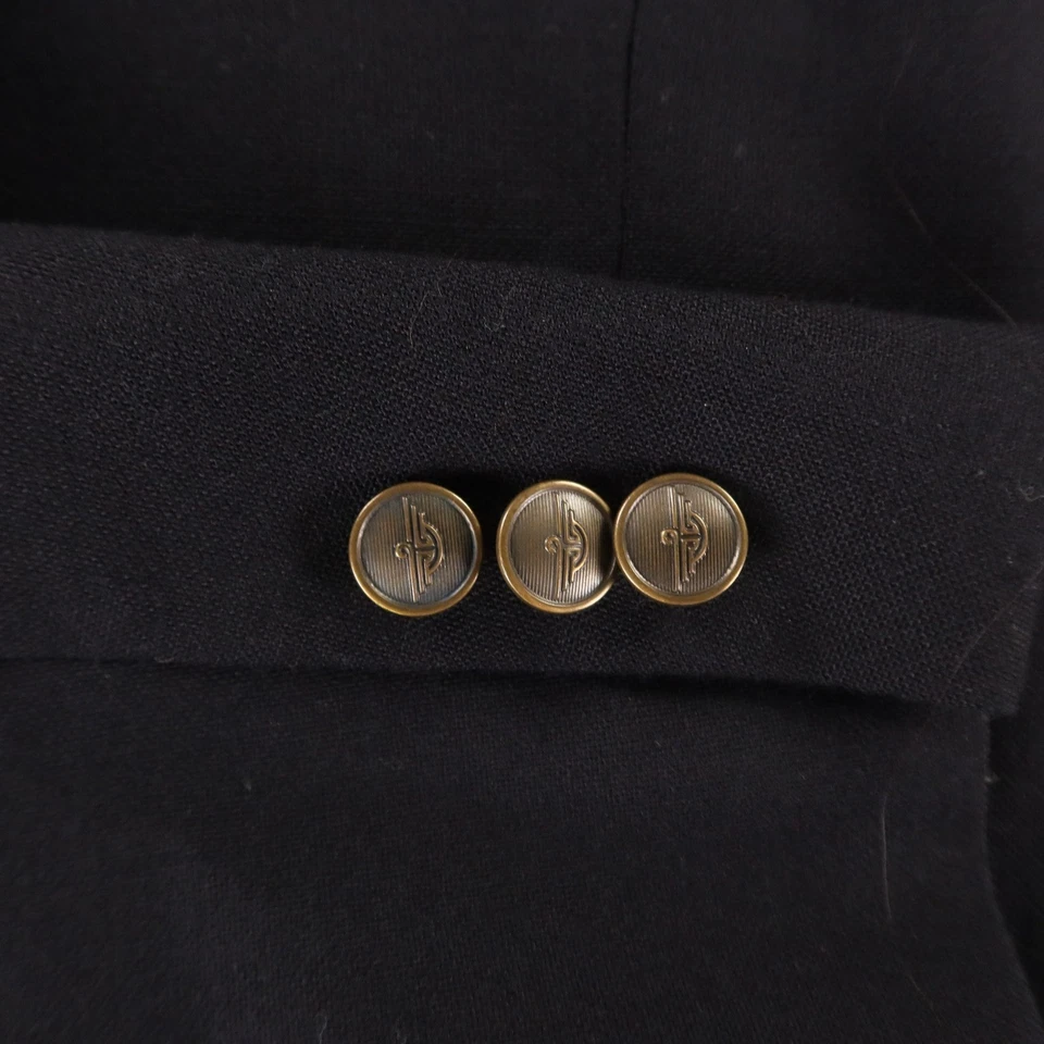 Chaqueta Hopsack M MT 42L Blazer Azul Marino Mezcla Lana Transpirable Dockers Foto 4 de 4