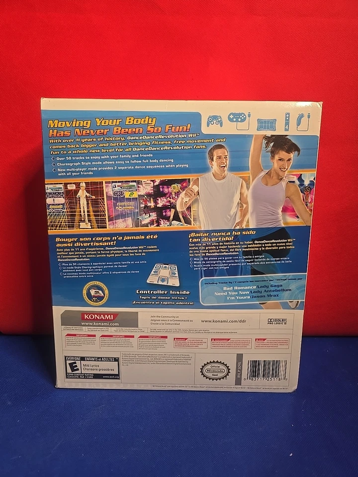 Wii Dance Dance Revolution Factory Sealed New A2021 - Image 3 of 4