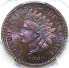 1880 1c Proof Indian Head Cent PCGS PR 66 BN *Secure Shield*