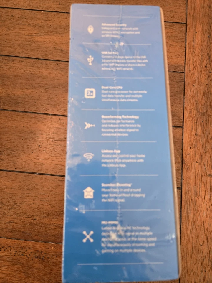 Linksys EA7430 Max-Stream Dual-Band AC1900 Wi-Fi 5 Router New Unopened  - Image 2 of 4