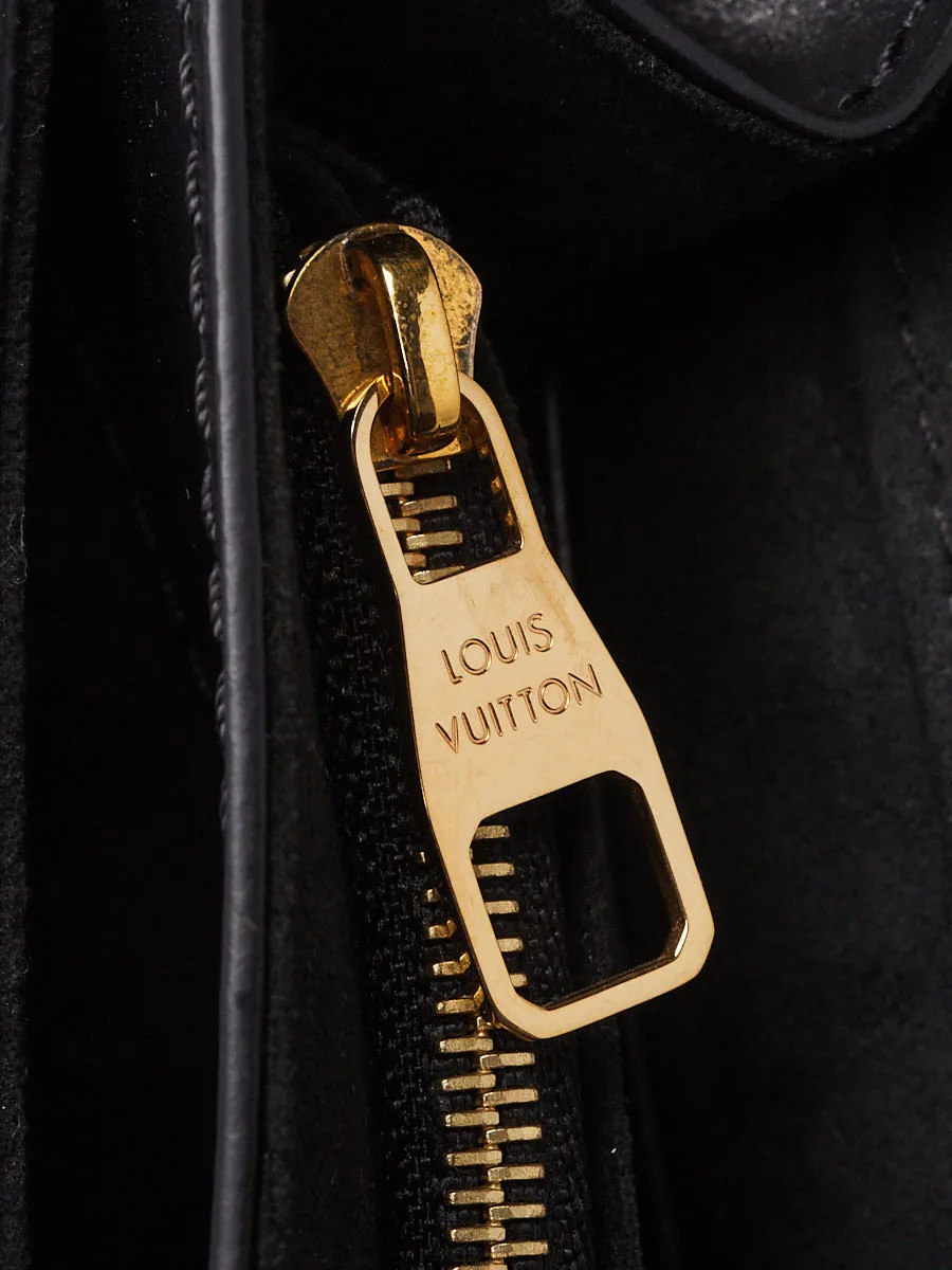 Louis Vuitton Black Leather Python Chain Louise I… - image 12