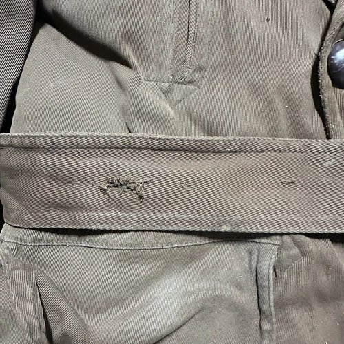 Vintage 30s Laskinlamb Full Length Barnstormer Canvas Lined Jacket Coat Size 40 image 5