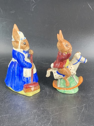 Lot Of 2 Vintage Royal Doulton Bunnykins Clean Sweep And Tally Ho! - Bild 4 von 7