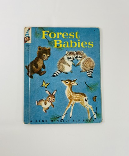 Vintage 1949 Forest Babies Rand Mcnally Childrens Book - Imagen 9 de 12