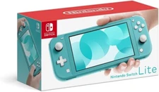 Nintendo Switch Lite 32GB Handheld Game Console Turquoise  W/Box