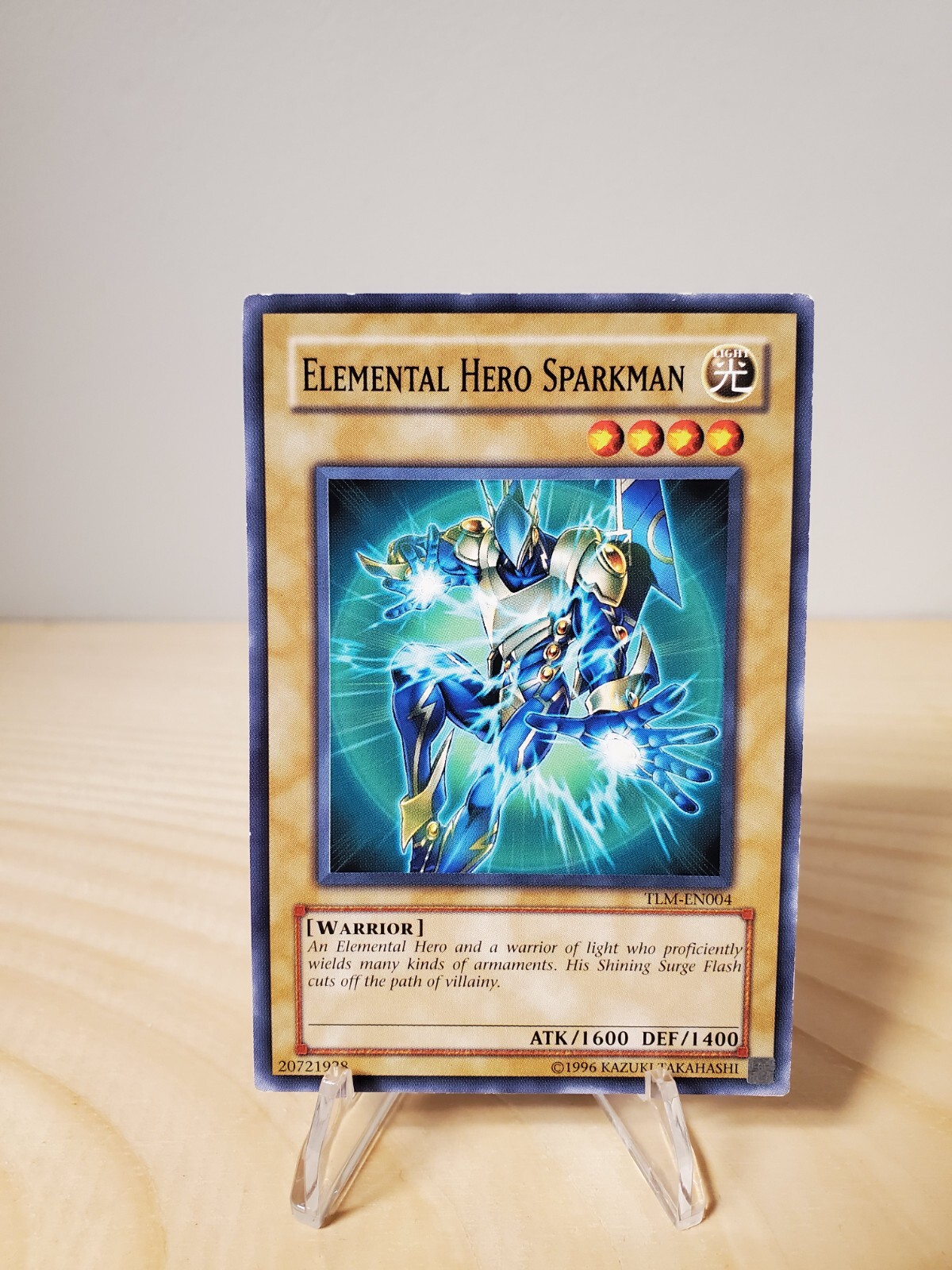 Elemental Hero Sparkman Yugioh TCG Card TLM-EN004 Rare
