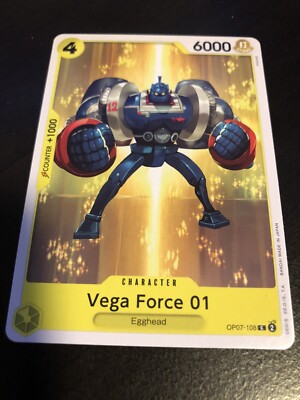One Piece Card Game Vega Force 01 OP07-108 500 Years In The Future