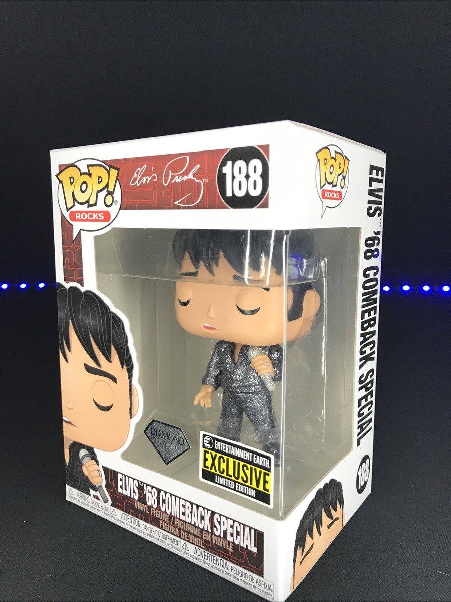 エルヴィス・プレスリー　ファンコ　ポップ！　68カムバックスペシャル　フィギュア Amazon.com: POP Elvis - '68 Comeback Special Funko Pop