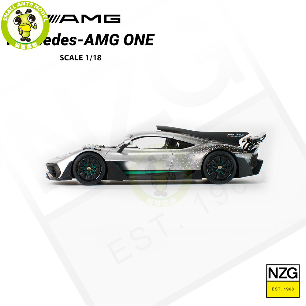 1/18 NZG Mercedes Benz AMG ONE Silver Diecast Model Car