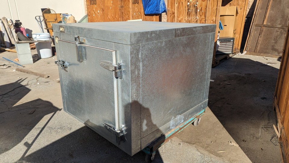 Large Freezer Ice Box Cooler Refrigerator on Wheels eBay