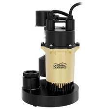 1/4 HP Epoxy-Coated Aluminum and Thermoplastic Sump Pump with Vertical Switch