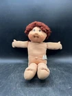 Vintage 1978-1982 Cabbage Patch Kid Doll Brown Hair Boy Plush Toy Collectible