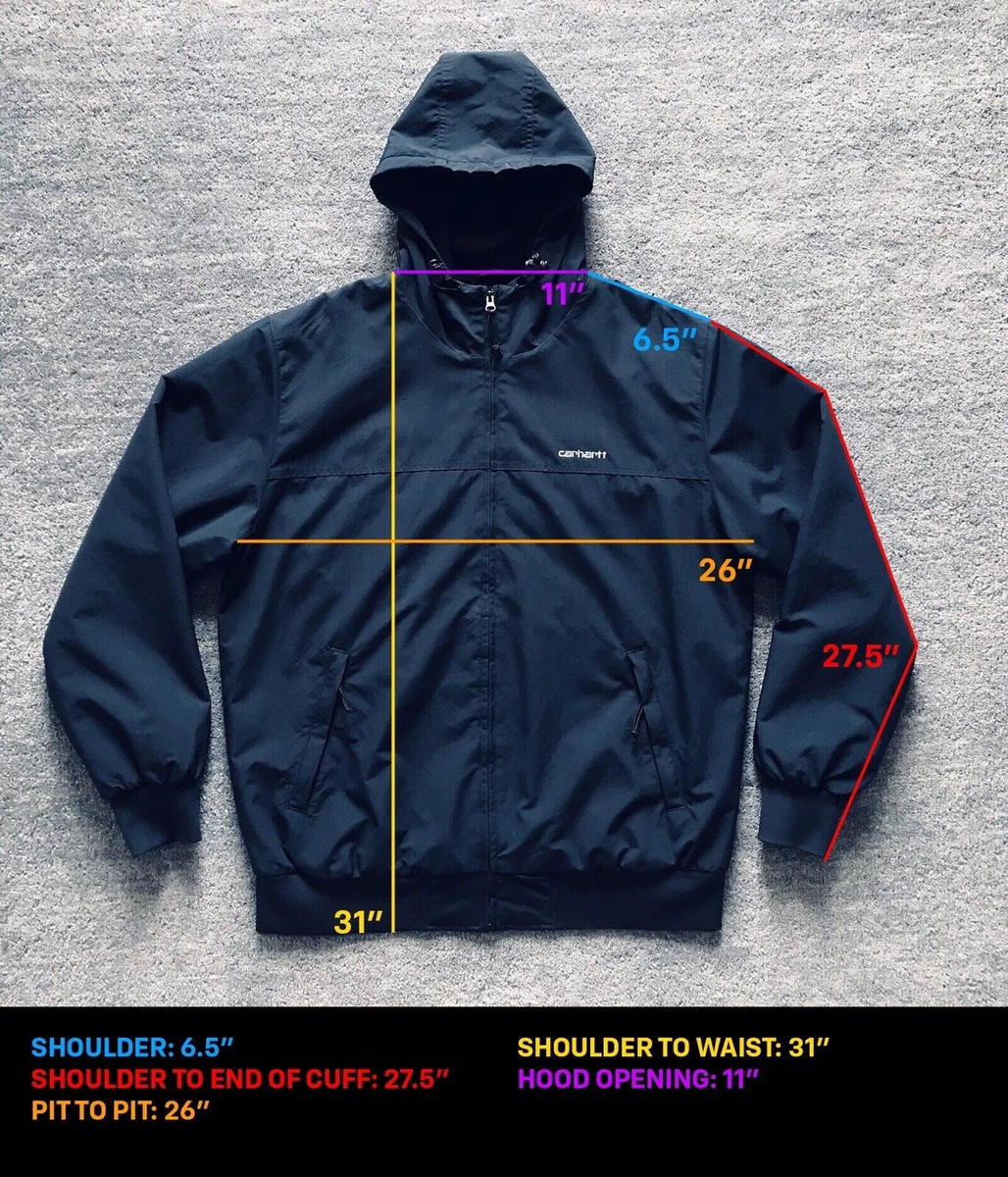 CARHARTT WIP HOODED SAIL JACKET MENS XL NAVY | eBay