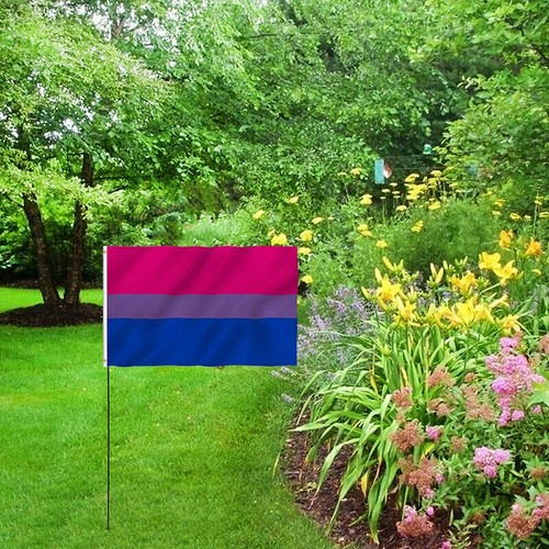 Bisexual LARGE Flag 150x90cm Bi Sexual Pride LGBT Lesbian Gay rainbow Mardi Gras - Picture 6 of 12