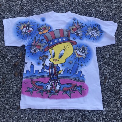 Looney Tunes tweety tシャツ 90s vintage RARE New Vintage 90s Looney Tunes Tweety Bird T-Shirt Tshirt