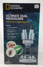 National Geographic Ultimate Dual Microscope Kids Science Kit with Accessories
