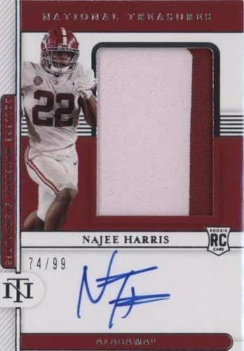 2021 Panini National Treasures Collegiate Najee Harris #54
