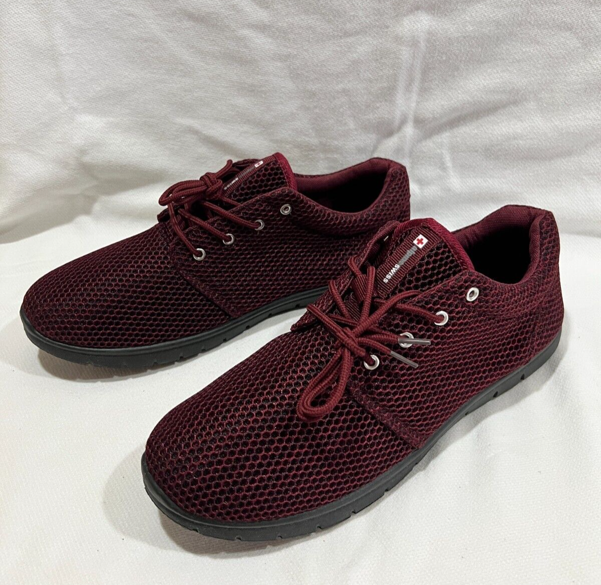 Alpine Swiss Kilian Mesh Sneakers Casual Shoes Men's Women's