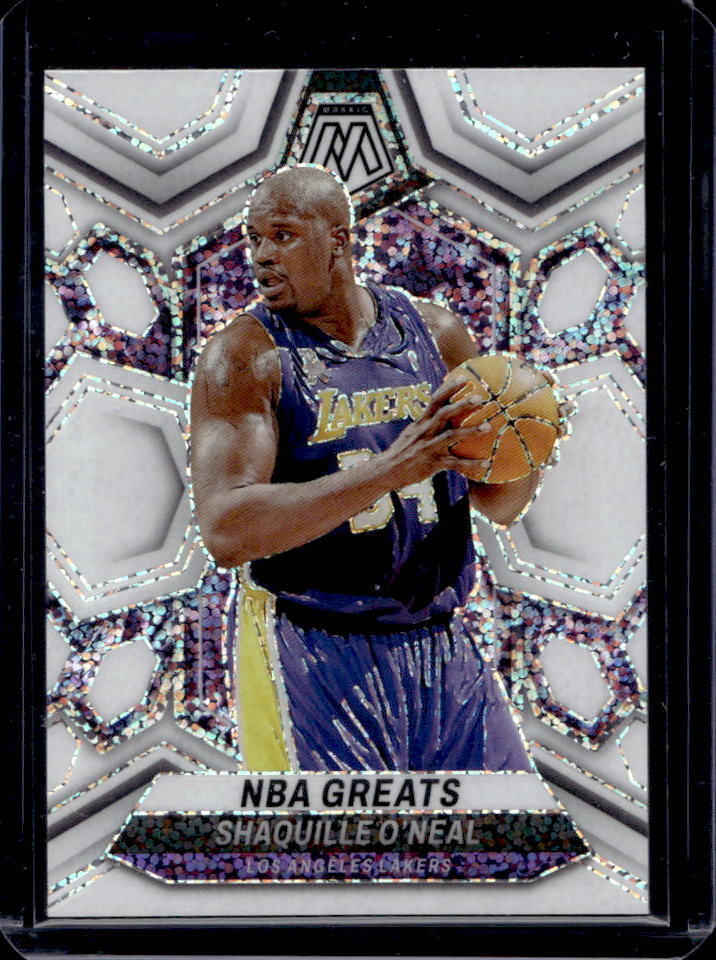 2023-24 Mosaic Shaquille O'Neal White Sparkle Prizm #296 Lakers