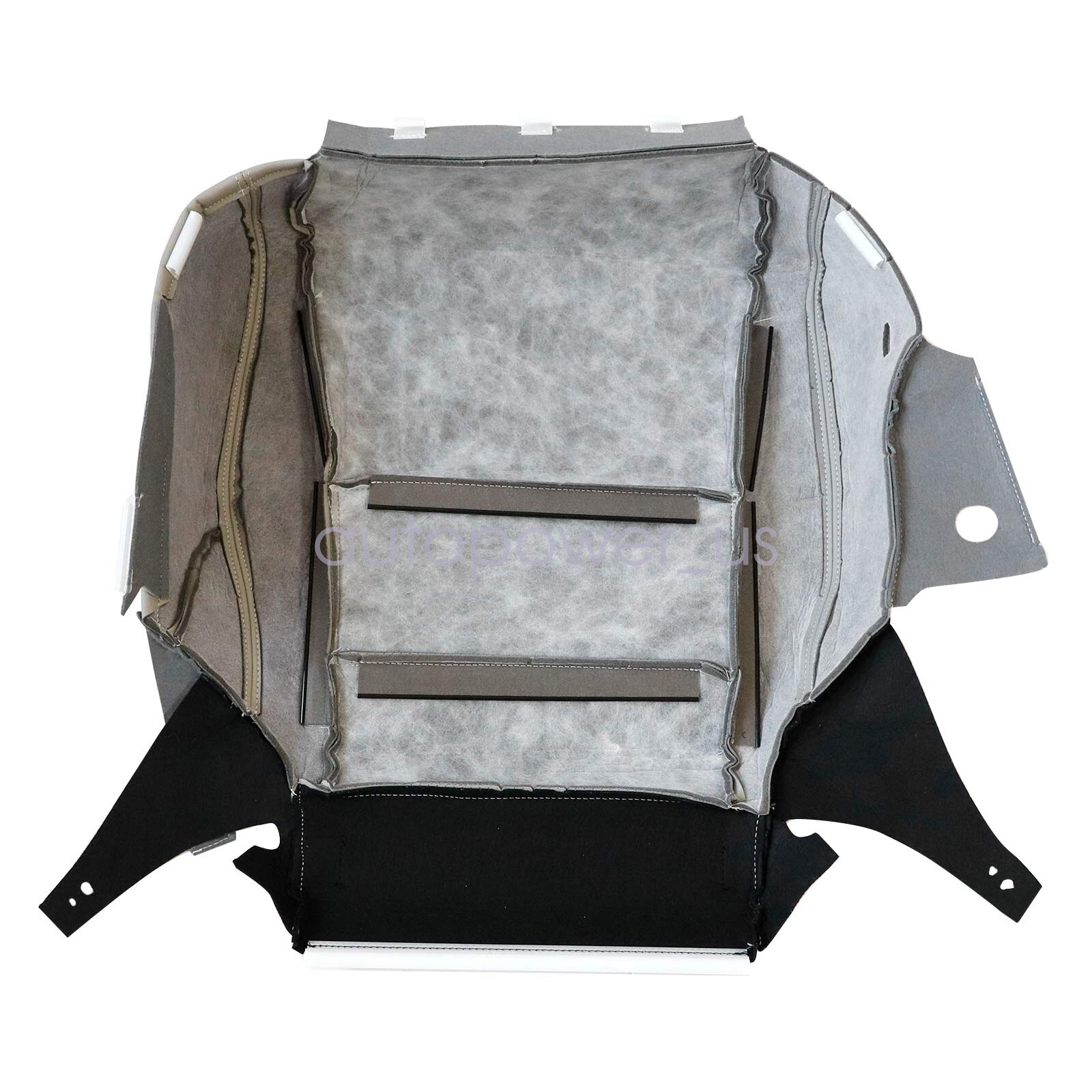 For 2013-2017 Honda Accord Front Side Bottom & Top Seat Cover Gray Perforated