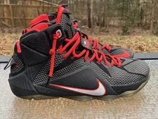 Nike Lebron 12 Court Vision Size 11.5 Basketball Athletic Sneakers 684593 016