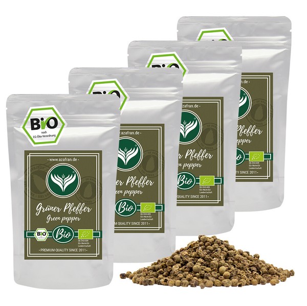 Bio GrüNer Pfeffer , Ganz Getrocknet 1000G / 1Kg-image