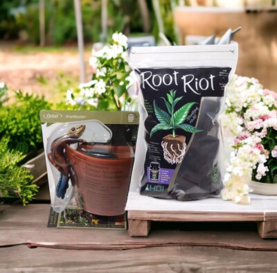 Root Riot Replacement Cubes 50 Cubes + Gecko Sprinkler Garden Accessory DUO LOT