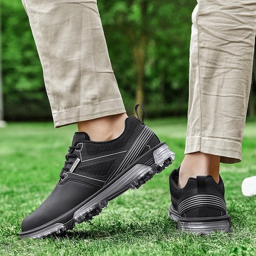 Profi Herren Golfschuhe Bequem Golf Sneaker Rutschfest Leicht - Bild 21 von 26