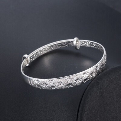 925 Sterling Silver Original Star Bangles Romantic Gypsophila for