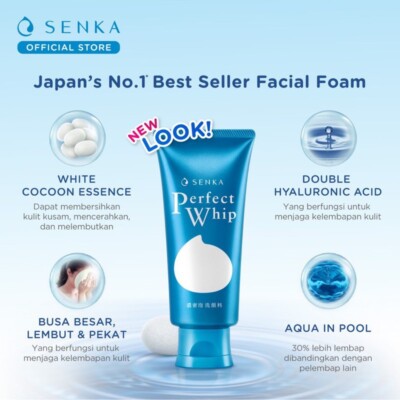 Shiseido SENKA Perfect Whip Face Wash Facial Cleansing Foam