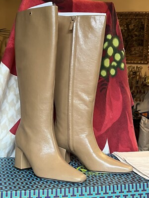 【Tory Burch】 TALL BANANA BOOT ◆国内発送◆ Tory Burch Tall Banana Boot 55mm/Goat Leather/ Color Pecan