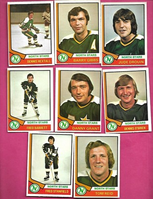 1974 75 Opc Minnesota North Stars Nrmt Mt Ex Mt Card Lot Inv D3053 Ebay