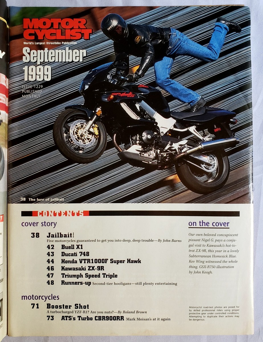 Motor Cyclist - September 1999 - Motorcycle Magazine | eBay