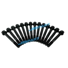 1 Set Cylinder Head Bolt 119620-01200 For Yanmar 3TNE74 Excavator Engine Parts