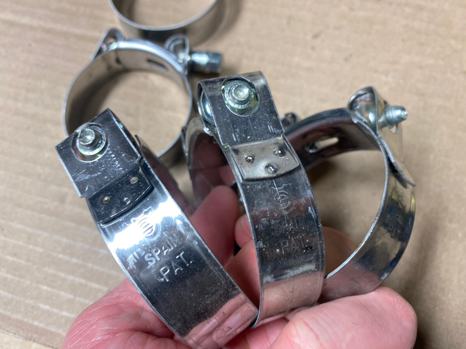 MIKALOR 59-63 W2 Stainless Supra Heavy Duty Exhaust Pipe Hydraulic Hose Clamp 5