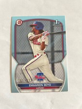 2023 Bowman Paper Base Sky Blue #BP-128 Emaarion Boyd 351/499 - Phillies