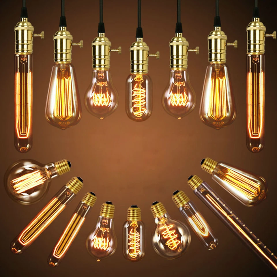 E27 40W Vintage LED Filament Edison Light Bulb Warm White Home Deco Lamp 220V RK - Image 3 of 4